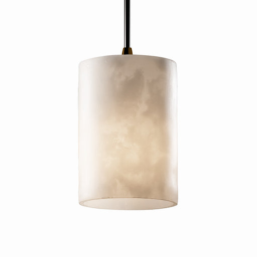 Justice Designs - CLD-8815-10-DBRZ - One Light Pendant - Clouds - Dark Bronze