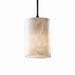 Justice Designs - CLD-8815-10-MBLK - One Light Pendant - Clouds - Matte Black