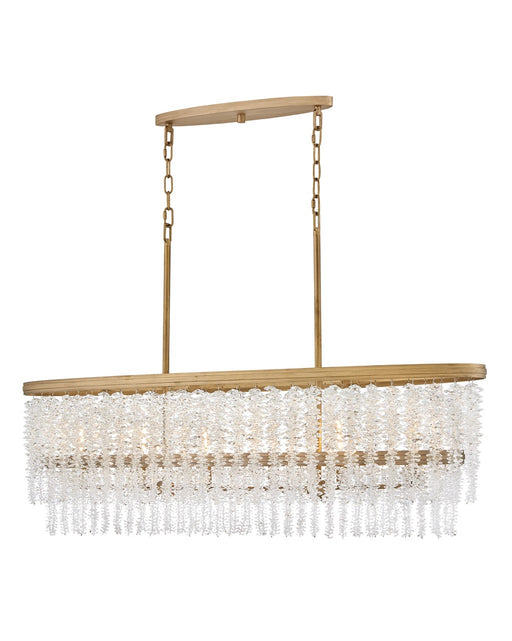 Fredrick Ramond - FR41496BNG - LED Linear Pendant - Rubina - Burnished Gold