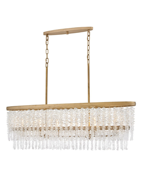 Fredrick Ramond - FR41496BNG - LED Linear Pendant - Rubina - Burnished Gold