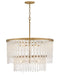 Fredrick Ramond - FR41498BNG - LED Chandelier - Rubina - Burnished Gold