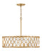 Fredrick Ramond - FR41505PI - LED Chandelier - Estie - Piastra Gold