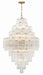 Crystorama - ADD-319-AG-CL - 20 Light Chandelier - Addis - Aged Brass