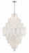 Crystorama - ADD-319-CH-WH - 20 Light Chandelier - Addis - Polished Chrome