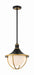 Crystorama - ATL-705-MK-TG - Three Light Outdoor Pendant - Atlas - Matte Black / Textured Gold