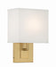 Crystorama - BRE-A3632-VG - One Light Wall Sconce - Brent - Vibrant Gold