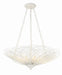 Crystorama - DOR-B7706-MT - Six Light Chandelier - Doral - Matte White