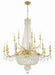 Crystorama - HWD-7722-AG - 22 Light Chandelier - Haywood - Aged Brass