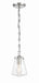 Crystorama - VSS-7002-PN - One Light Mini Pendant - Voss - Polished Nickel