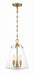 Crystorama - VSS-7004-LG - Three Light Mini Chandelier - Voss - Luxe Gold