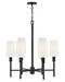 Hinkley - 46455BK - LED Chandelier - Fenwick - Black