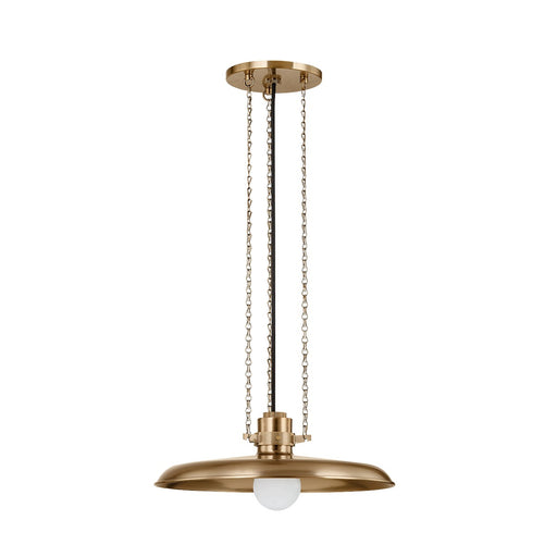 Troy Lighting - F3216-PBR - One Light Pendant - Rainhill - Patina Brass