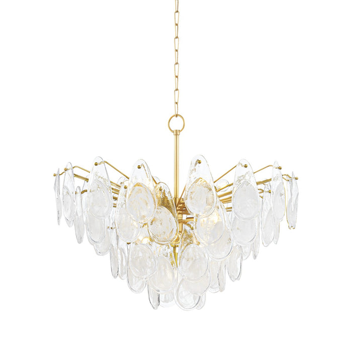 Hudson Valley - 8315-AGB - 15 Light Chandelier - Darcia - Aged Brass