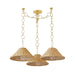 Mitzi - H831803-AGB - Three Light Chandelier - Dalia - Aged Brass