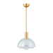 Mitzi - H844701-AGB - One Light Pendant - Modena - Aged Brass