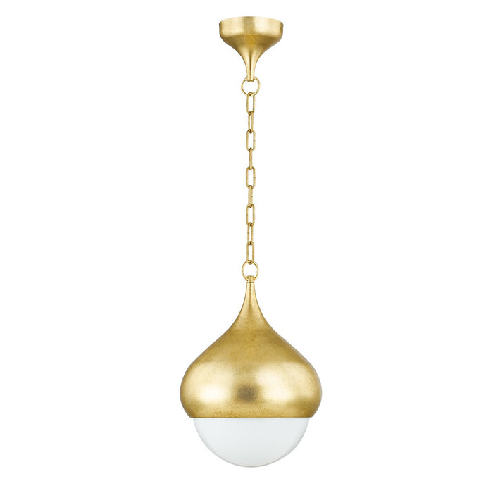 Mitzi - H850701-VGL - One Light Pendant - Luciel - Vintage Gold Leaf