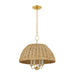 Mitzi - H859804-AGB - Four Light Chandelier - Arwen - Aged Brass