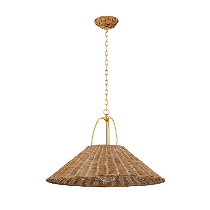 Mitzi - H894701L-AGB - One Light Pendant - Davida - Aged Brass