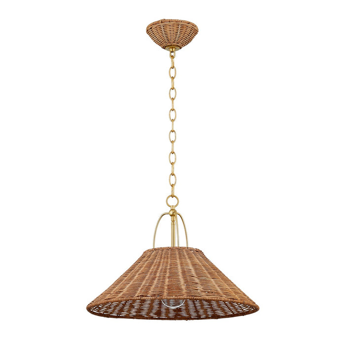 Mitzi - H894701S-AGB - One Light Pendant - Davida - Aged Brass