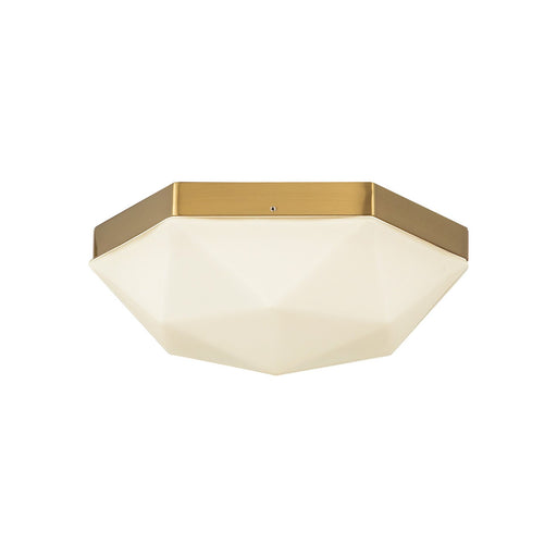 Alora - FM424512BGOP - Two Light Flush Mount - Krysta - Brushed Gold/Opal Glass