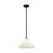 Alora - PD451814MBOP - One Light Pendant - Serena - Matte Black/Opal Glass