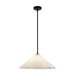 Alora - PD451820MBOP - One Light Pendant - Serena - Matte Black/Opal Glass