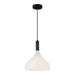 Alora - PD532312MBOP - One Light Pendant - Belleview - Matte Black/Opal Glass