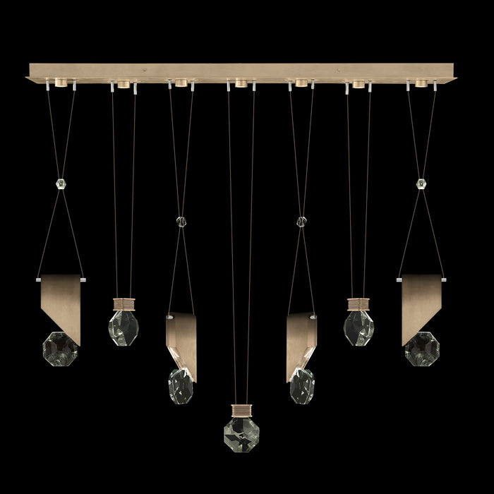 Fine Art - 100007-3-1111444 - LED Linear Pendant - Aria - Bronze