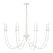 Savoy House - 1-1202-8-83 - Eight Light Chandelier - Stonecrest - Bisque White