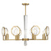 Savoy House - 1-2218-8-322 - Eight Light Chandelier - Leighton - Warm Brass