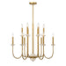 Savoy House - 1-2294-12-262 - 12 Light Chandelier - Oakhurst - Antique Gold