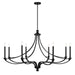 Savoy House - 1-6415-8-89 - Eight Light Chandelier - Preserve - Matte Black