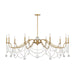 Savoy House - 1-7504-10-322 - Ten Light Chandelier - Mariposa - Warm Brass