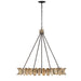 Savoy House - 1-8124-8-26 - Eight Light Chandelier - Monarch - Champagne Mist with Coconut Shell