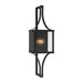 Savoy House - 5-472-144 - One Light Outdoor Wall Lantern - Raeburn - Matte Black and Weathered Brushed Brass