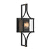 Savoy House - 5-473-144 - One Light Outdoor Wall Lantern - Raeburn - Matte Black and Weathered Brushed Brass