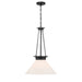 Savoy House - 7-1011-1-89 - One Light Pendant - Myers - Matte Black