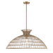 Savoy House - 7-6427-1-322 - One Light Pendant - Lanai - Warm Brass