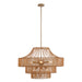 Savoy House - 7-9906-8-171 - Eight Light Outdoor Chandelier - Medlock - Burnished Brass