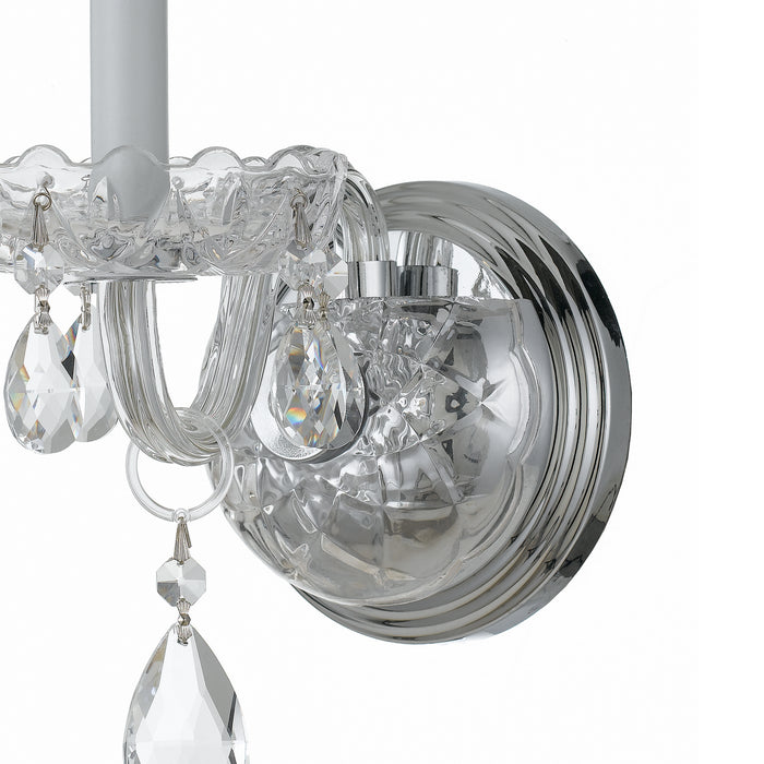 Crystorama - 1031-CH-CL-MWP - One Light Wall Sconce - Traditional Crystal - Polished Chrome