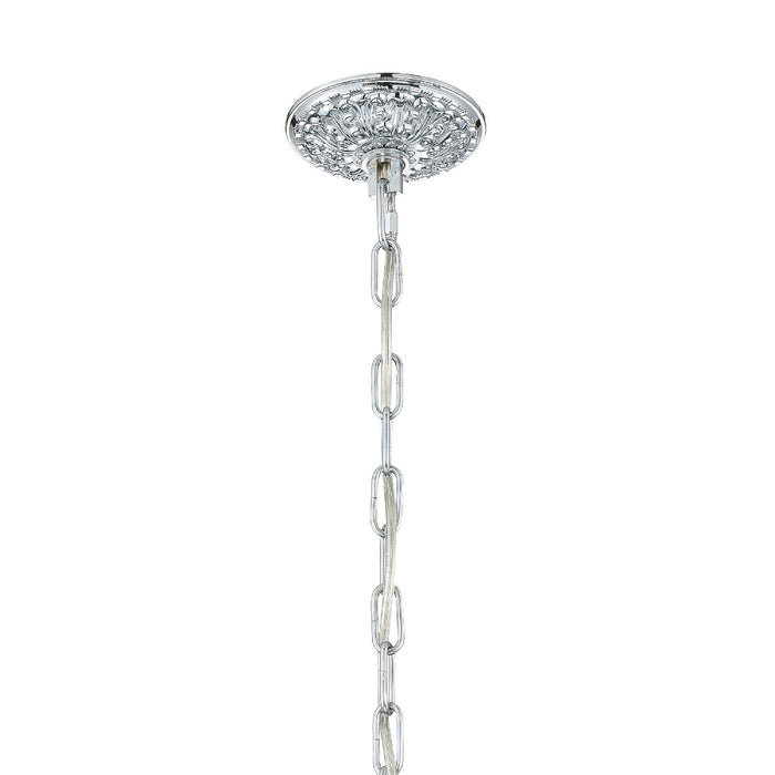 Crystorama - 1138-CH-CL-MWP - Eight Light Chandelier - Traditional Crystal - Polished Chrome