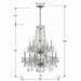 Crystorama - 1137-CH-CL-MWP - 12 Light Chandelier - Traditional Crystal - Polished Chrome