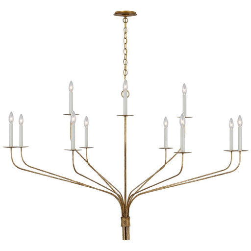 Visual Comfort Signature - IKF 5753GI - LED Chandelier - Belfair - Gilded Iron