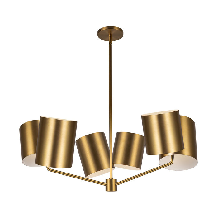 Kuzco Lighting - CH58830-BG - Six Light Chandelier - Keiko - Brushed Gold