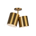 Kuzco Lighting - SF58814-BG - Two Light Semi-Flush Mount - Keiko - Brushed Gold