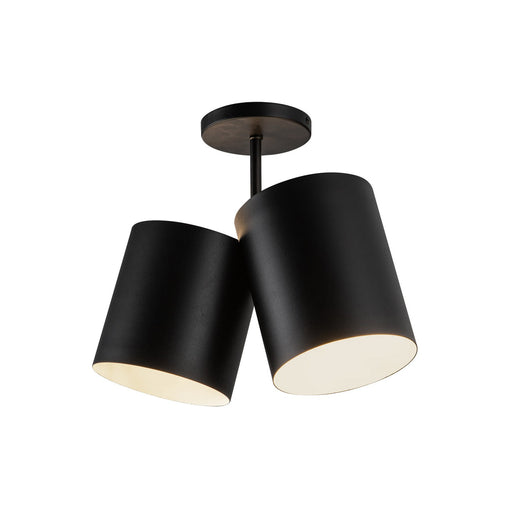 Kuzco Lighting - SF58814-BK - Two Light Semi-Flush Mount - Keiko - Black