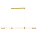 ET2 - E11056-01TVGLD - LED Linear Pendant - Travertine - Travertine / Gold