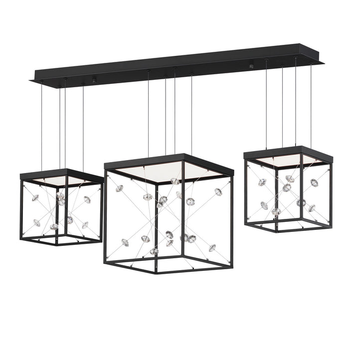 ET2 - E21253-20BK - LED Linear Pendant - Entanglement - Black