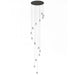 ET2 - E21569-142BK - LED Pendant - Dewdrop - Black