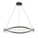 ET2 - E22924-BK - LED Pendant - Curvo - Black